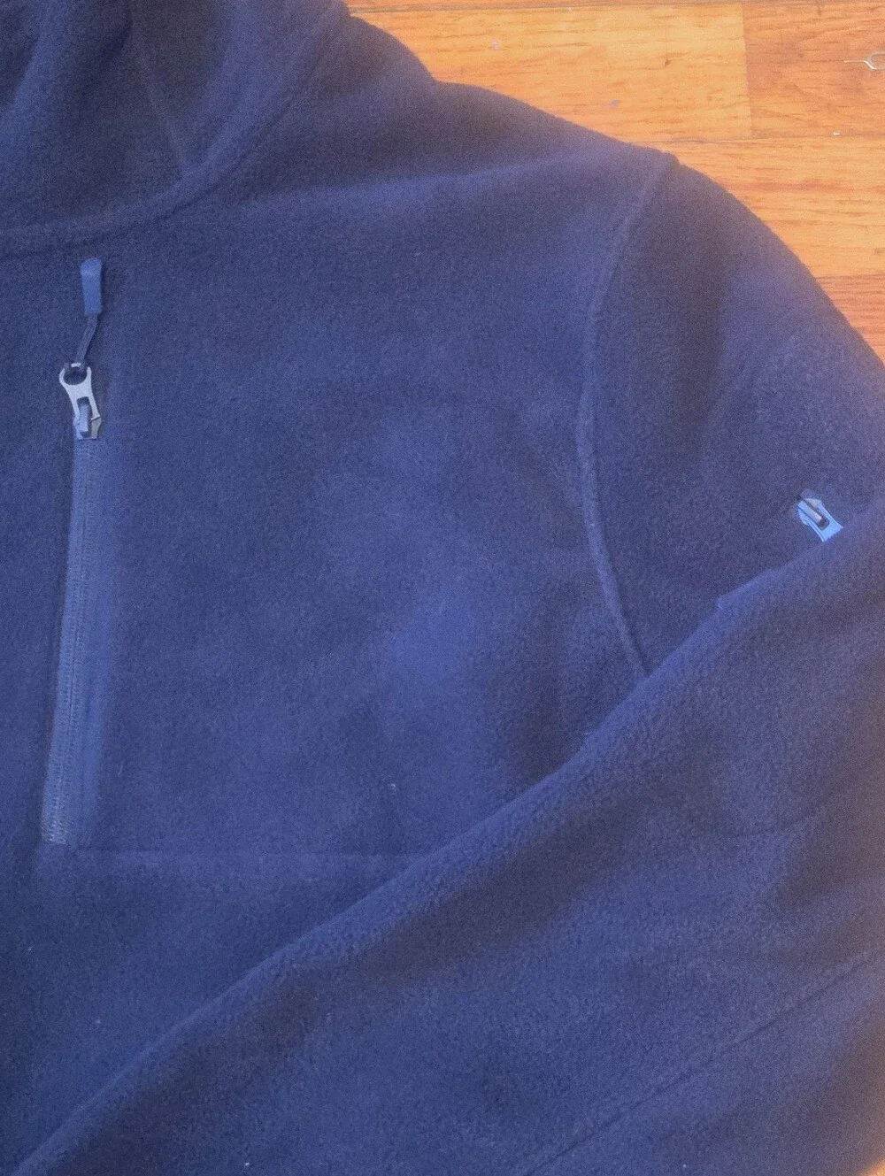 Bearskin Tactical Hoodie 4.0 Mens Blue Full Zip Fleece Sweatshirt Jacket- XL